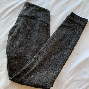 Lululemon Wunder Under Pants in Herringbone